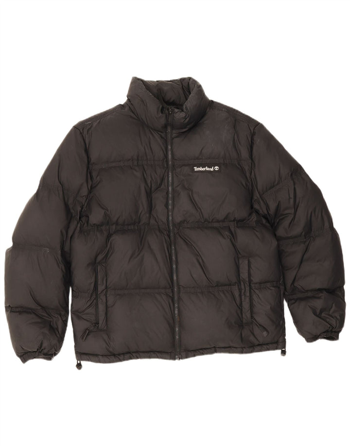 Timberland Mens Padded Jacket UK 40 Large Black Nylon