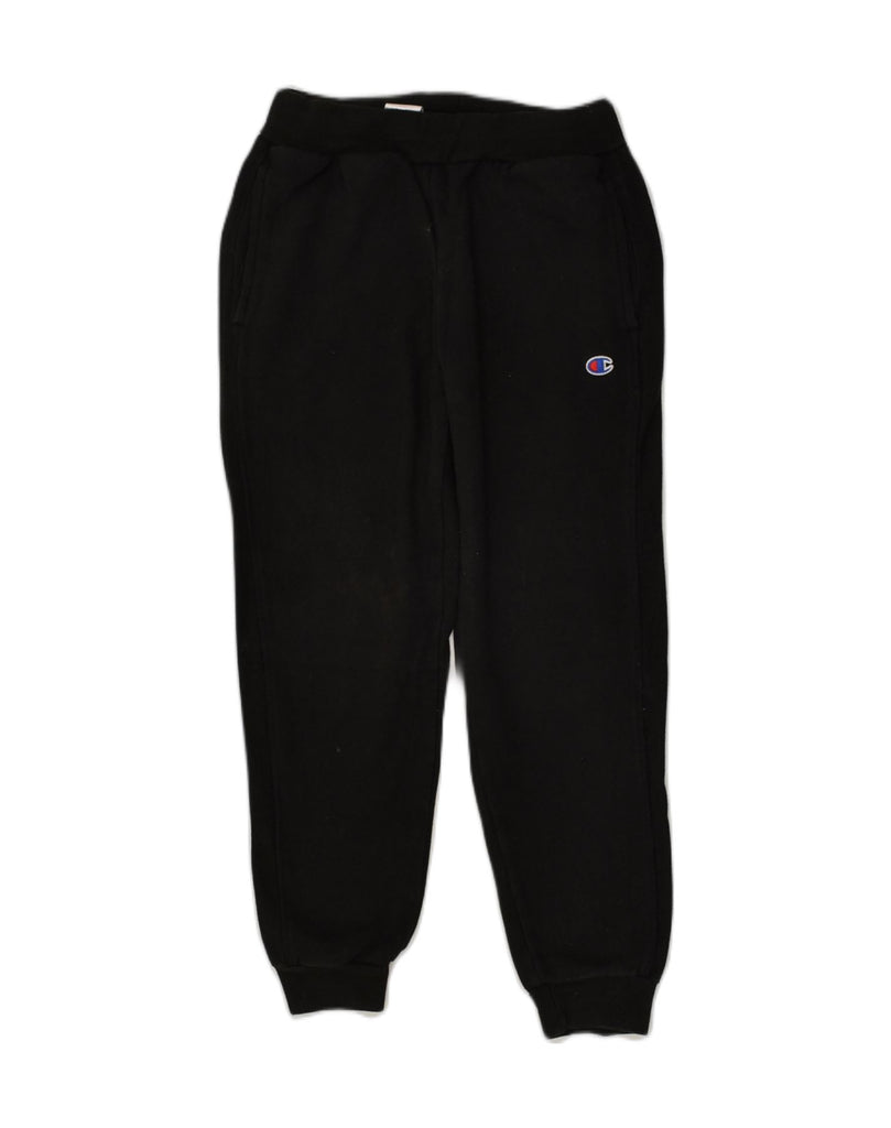 CHAMPION Boys Tracksuit Trousers Joggers 9-10 Years Medium  Black Cotton | Vintage Champion | Thrift | Second-Hand Champion | Used Clothing | Messina Hembry 