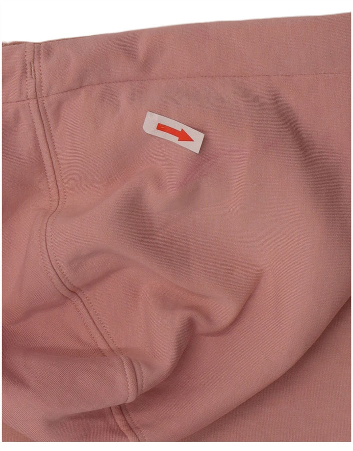 Puma Womens Zip Hoodie Sweater UK 14 Large Pink