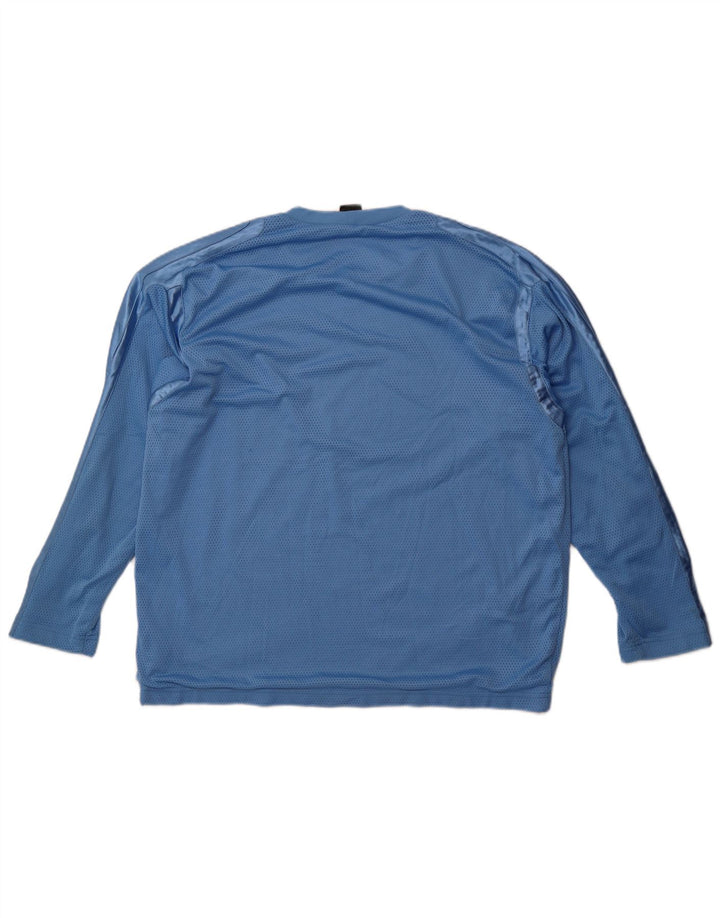 Nike Mens Top Long Sleeve UK 42/44 Large Blue