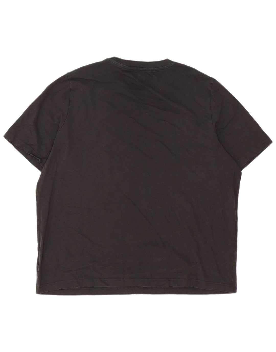 Puma Mens Graphic T-Shirt Top 2XL Black Cotton