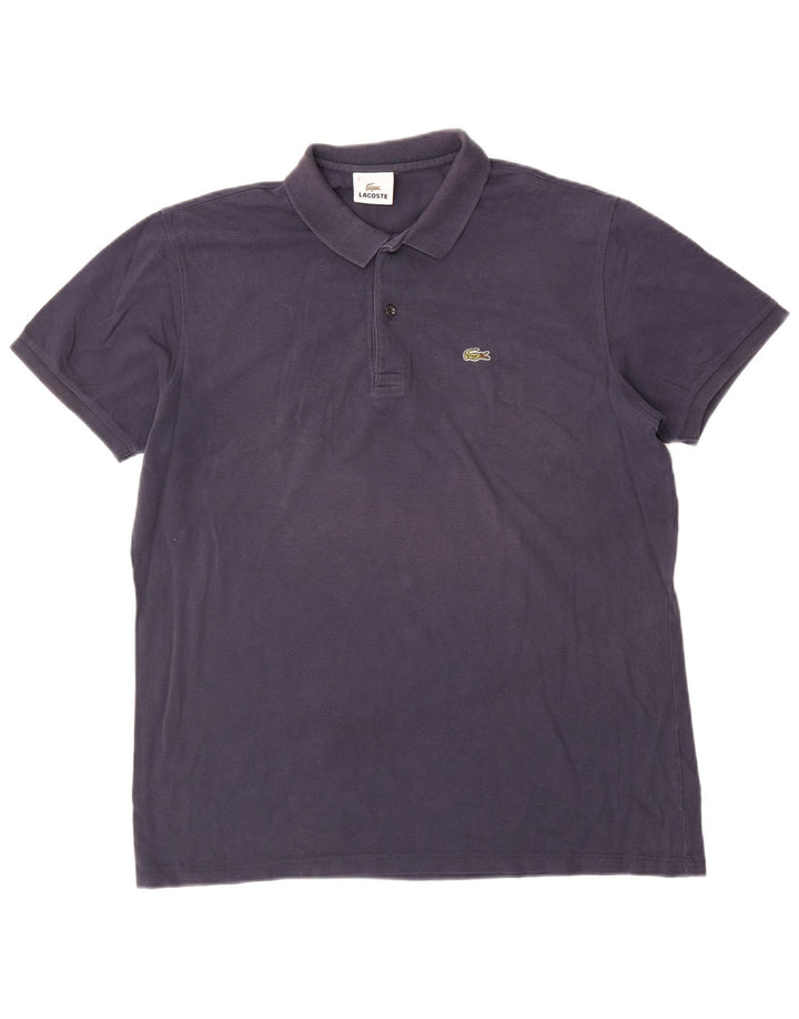 Lacoste Mens Polo Shirt Size 7 2XL Navy Blue