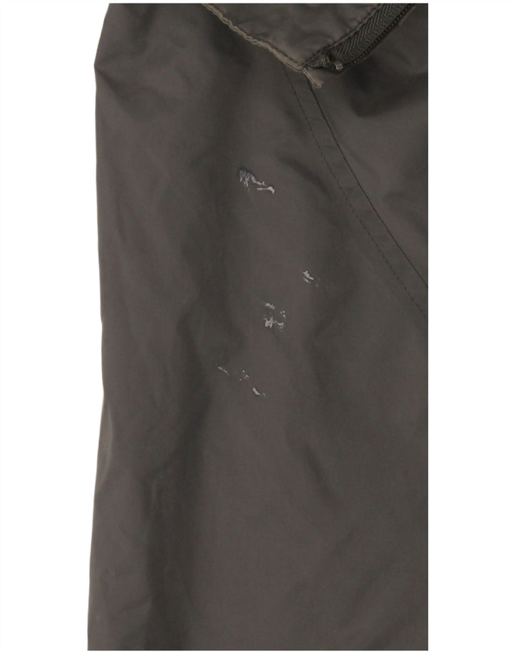 Champion Mens Hooded Oversized Rain Jacket UK 38 Medium Grey