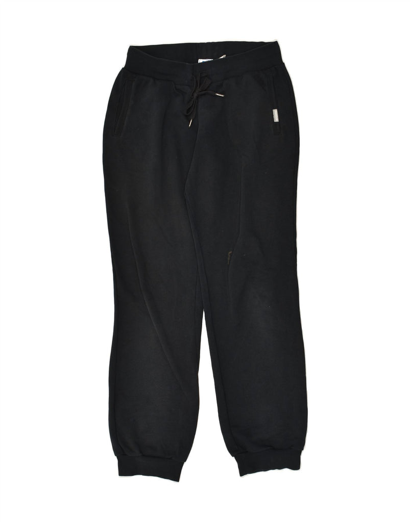 REEBOK Womens Tracksuit Trousers Joggers UK 8 Small Black Cotton | Vintage Reebok | Thrift | Second-Hand Reebok | Used Clothing | Messina Hembry 