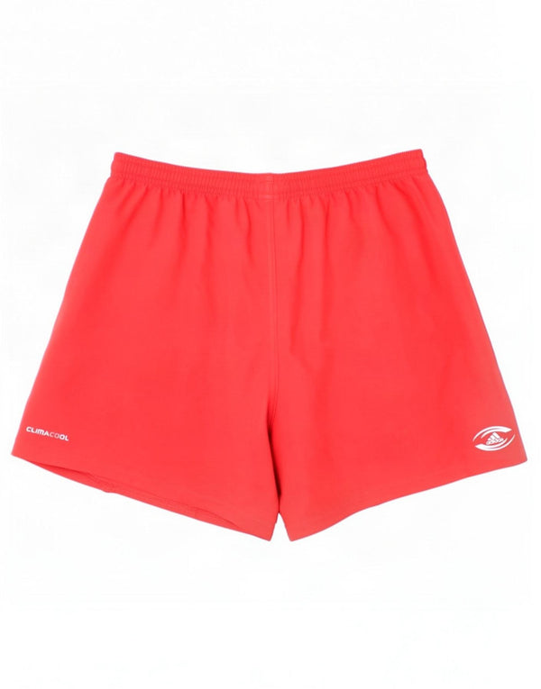 Adidas Boys Climacool Sport Shorts 15-16 Years Red Polyester