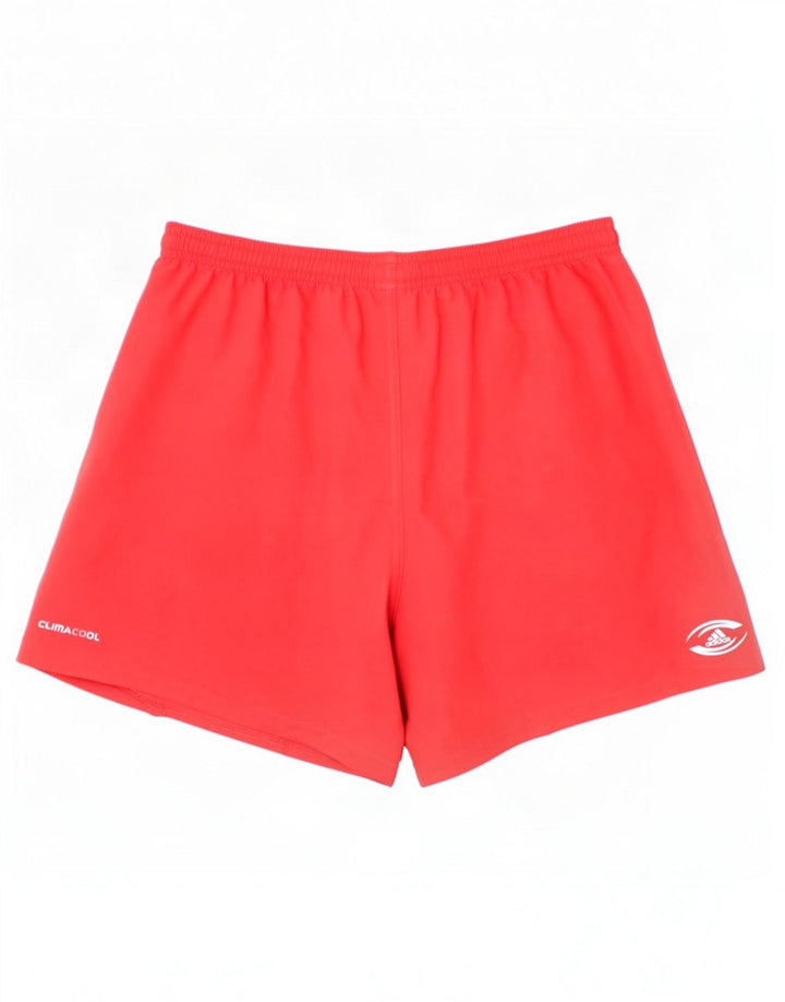 Adidas Boys Climacool Sport Shorts 15-16 Years Red Polyester