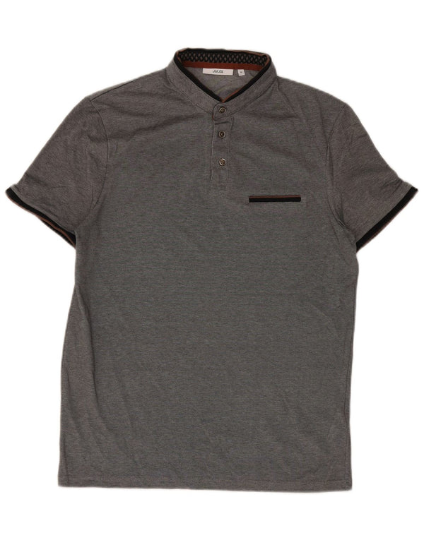 Jules Mens Polo Shirt Medium Grey Cotton