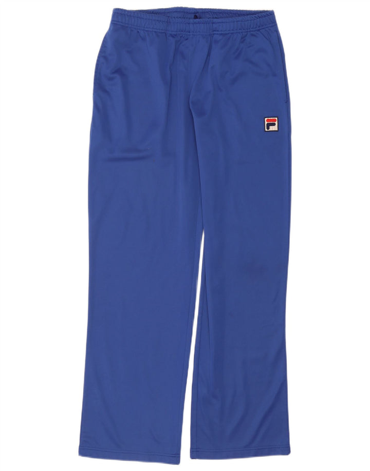 Fila Mens Tracksuit Trousers Large Blue Polyester