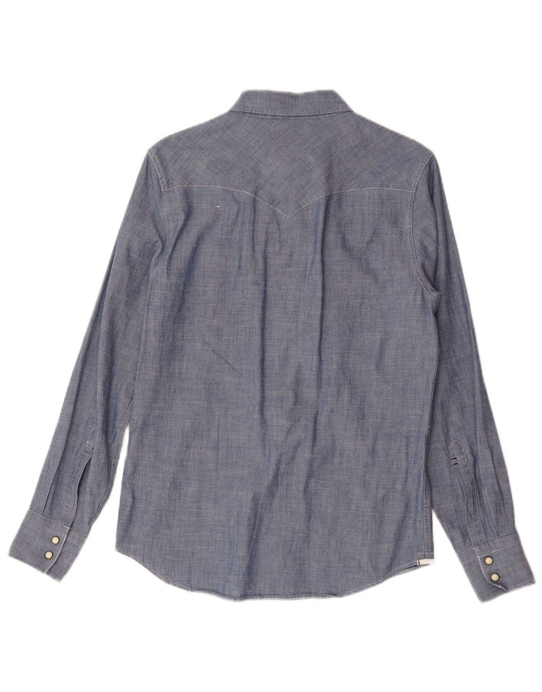 Levi's Mens Slim Fit Shirt Small Blue Cotton