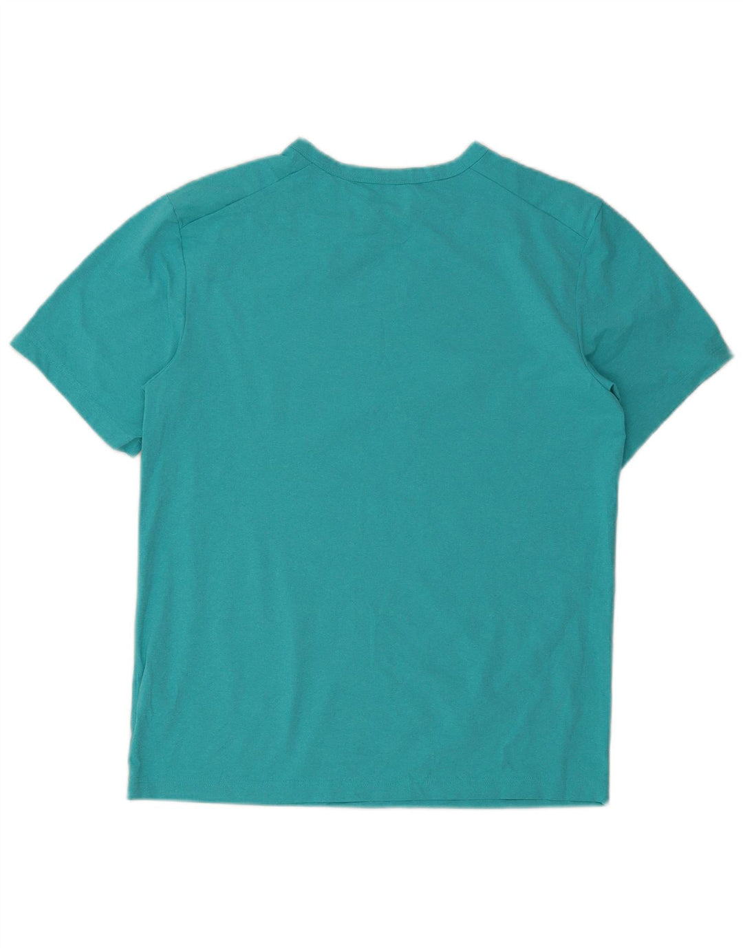 Nike Mens Dri Fit T-Shirt Top Medium Turquoise Polyester