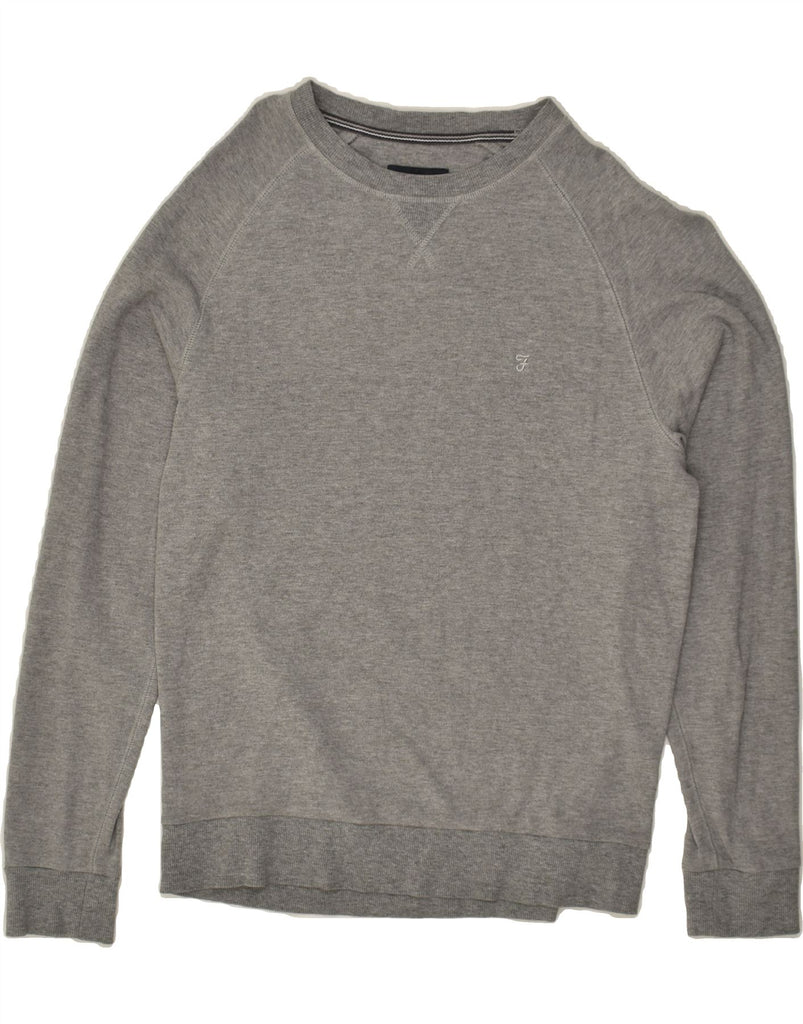 FARAH Mens Sweatshirt Jumper Small Grey Cotton | Vintage Farah | Thrift | Second-Hand Farah | Used Clothing | Messina Hembry 