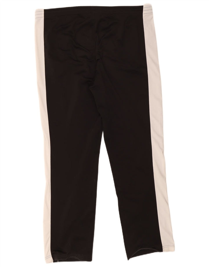 Puma Mens Tracksuit Trousers Large Black Colourblock Polyester