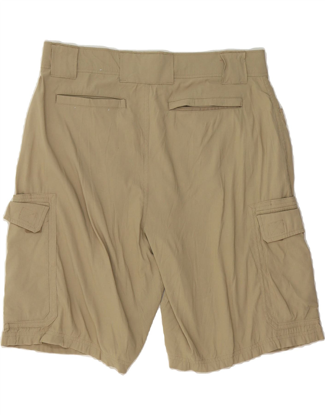 EDDIE BAUER Mens Cargo Shorts W34 Large Beige Nylon Vintage Eddie Bauer and Second-Hand Eddie Bauer from Messina Hembry 