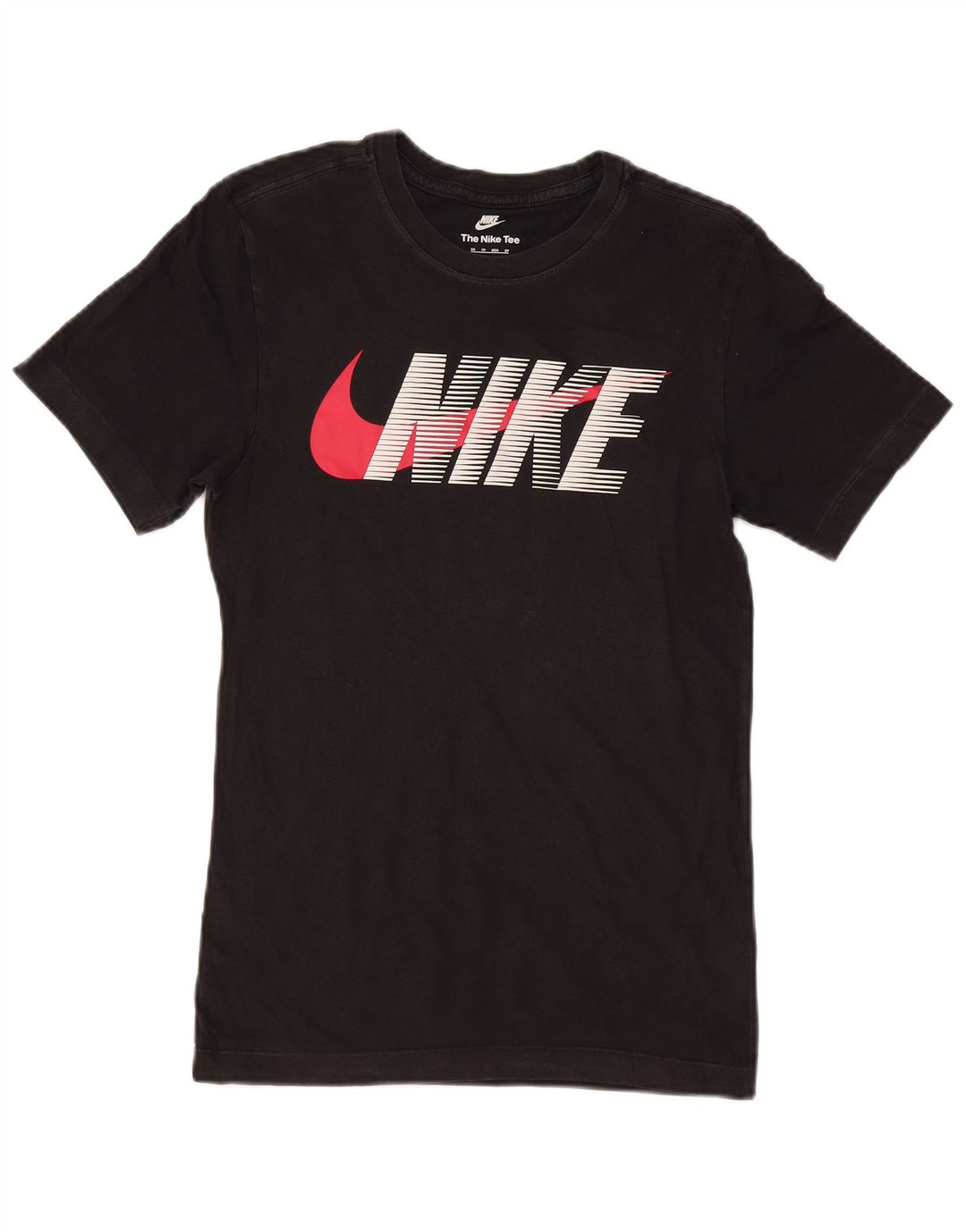 Nike Mens Graphic T-Shirt Top XS Black Cotton
