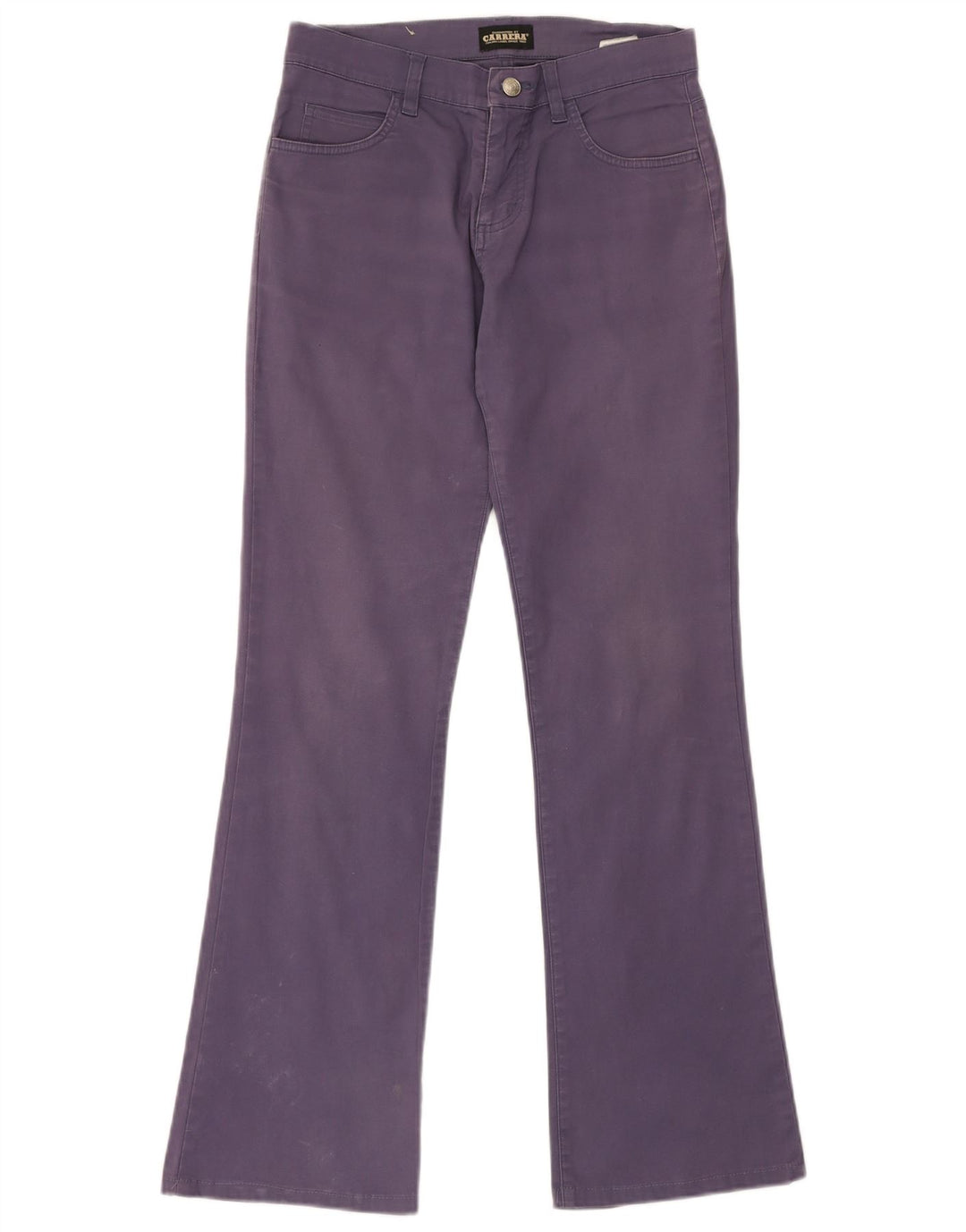 CARRERA Womens Bootcut Jeans W28 L30 Purple Cotton
