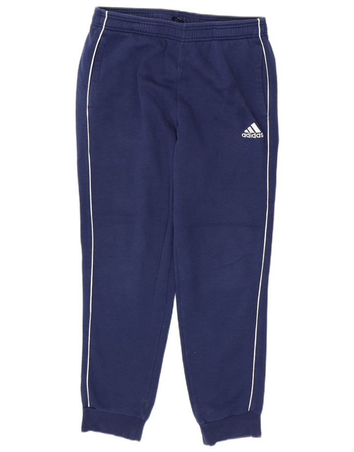 Adidas Mens Tracksuit Trousers Joggers Medium  Navy Blue Cotton
