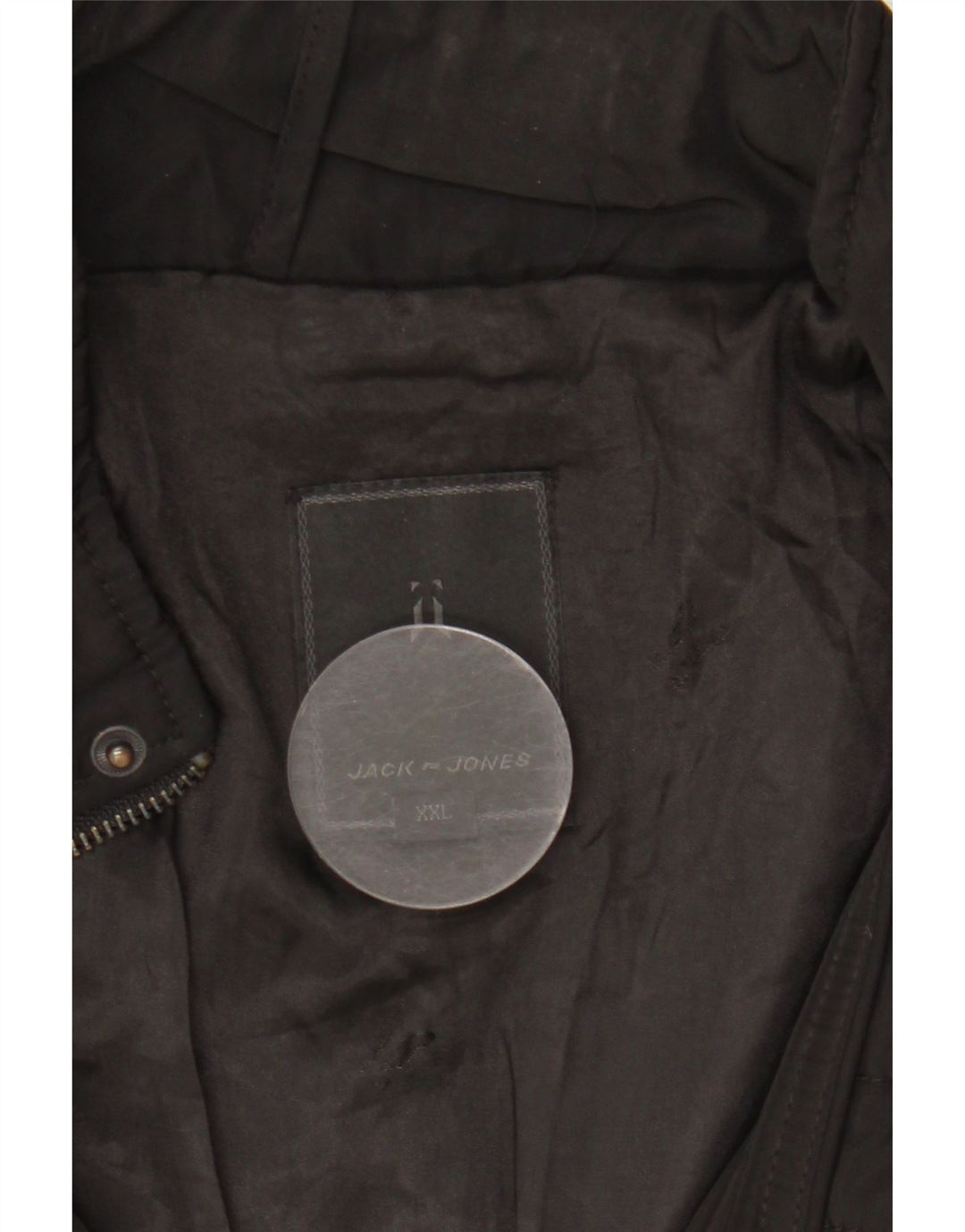 Jack & Jones Mens Utility Jacket UK 44 2XL Black