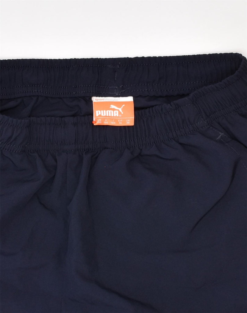 PUMA Boys Sport Shorts 13-14 Years Black Polyester | Vintage | Thrift | Second-Hand | Used Clothing | Messina Hembry 