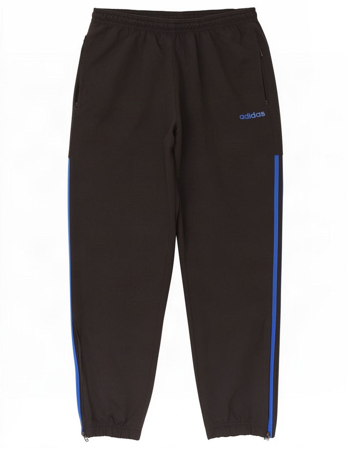 Adidas Mens Tracksuit Trousers Joggers Large Black Polyester