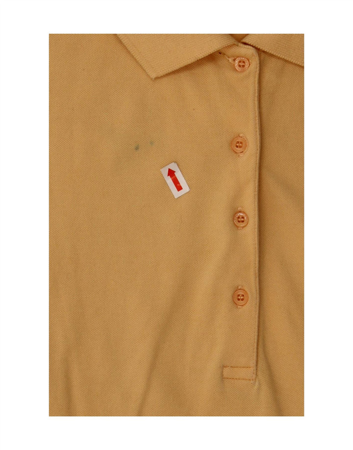 SERGIO TACCHINI Womens Polo Shirt IT 48 XL Beige Cotton Vintage Sergio Tacchini and Second-Hand Sergio Tacchini from Messina Hembry 