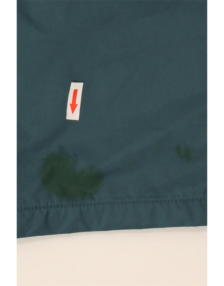 Vans Mens Hooded Windbreaker Jacket UK 36 Small Blue Colourblock Nylon