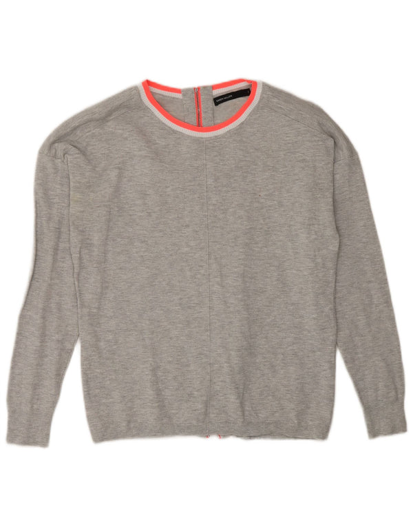 Karen Millen Womens Boat Neck Jumper Sweater US 1 XS Grey Viscose