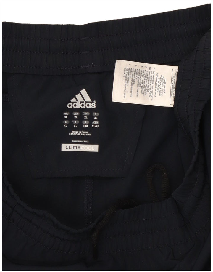 Adidas Mens Climacool Sport Shorts XL  Navy Blue Colourblock Polyester