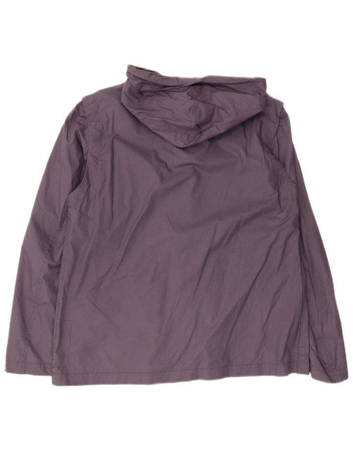 Gas Womens Hooded Windbreaker Jacket UK 14 Medium Grey