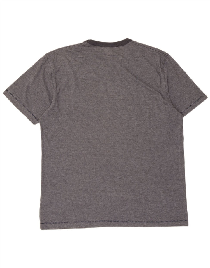 French Connection Mens Graphic T-Shirt Top XL Grey Polyester