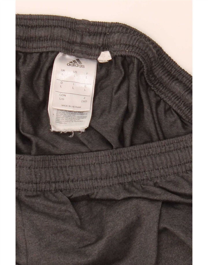 Adidas Mens Climalite Sport Shorts Large  Grey Polyester