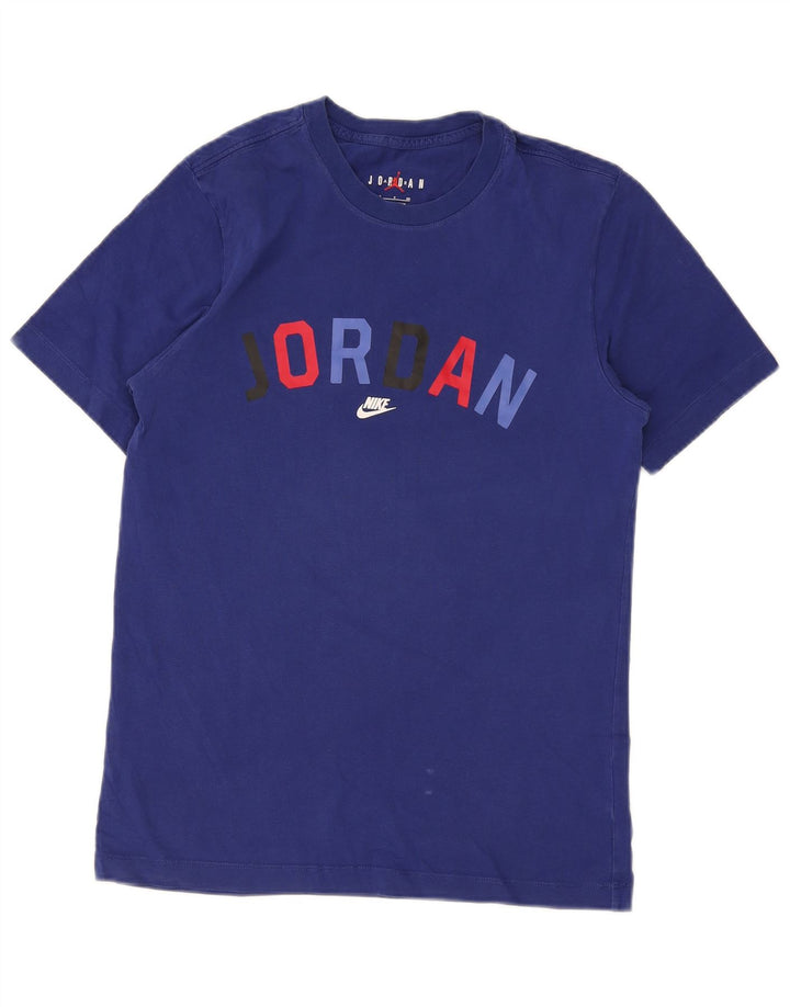 Nike Mens Graphic T-Shirt Top Small Blue Cotton