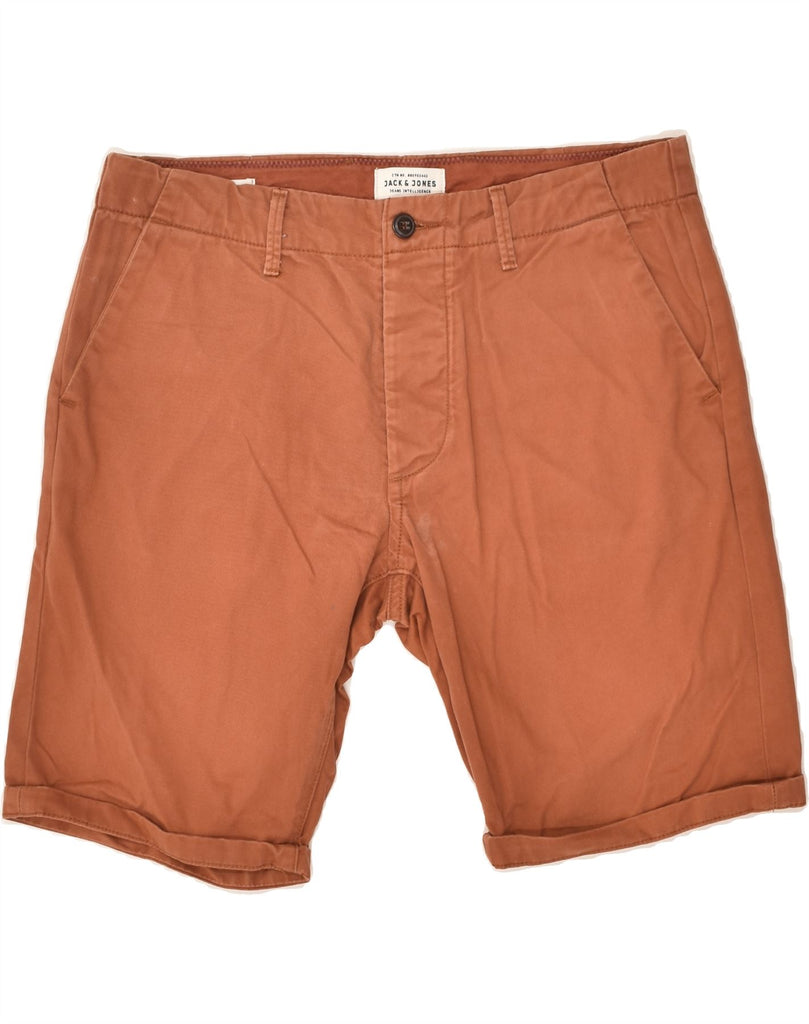 JACK & JONES Mens Regular Fit Chino Shorts Medium W32 Brown | Vintage Jack & Jones | Thrift | Second-Hand Jack & Jones | Used Clothing | Messina Hembry 