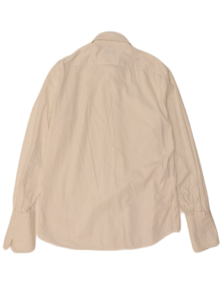 Christian Dior Mens Formal Shirt Size 40 Medium White Cotton