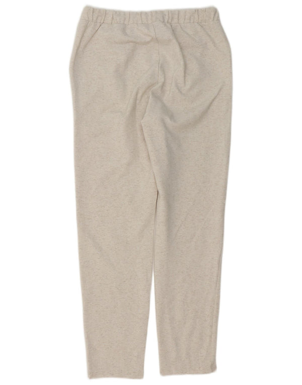 Marks & Spencer Womens Tracksuit Trousers UK 8 Small Beige Flecked