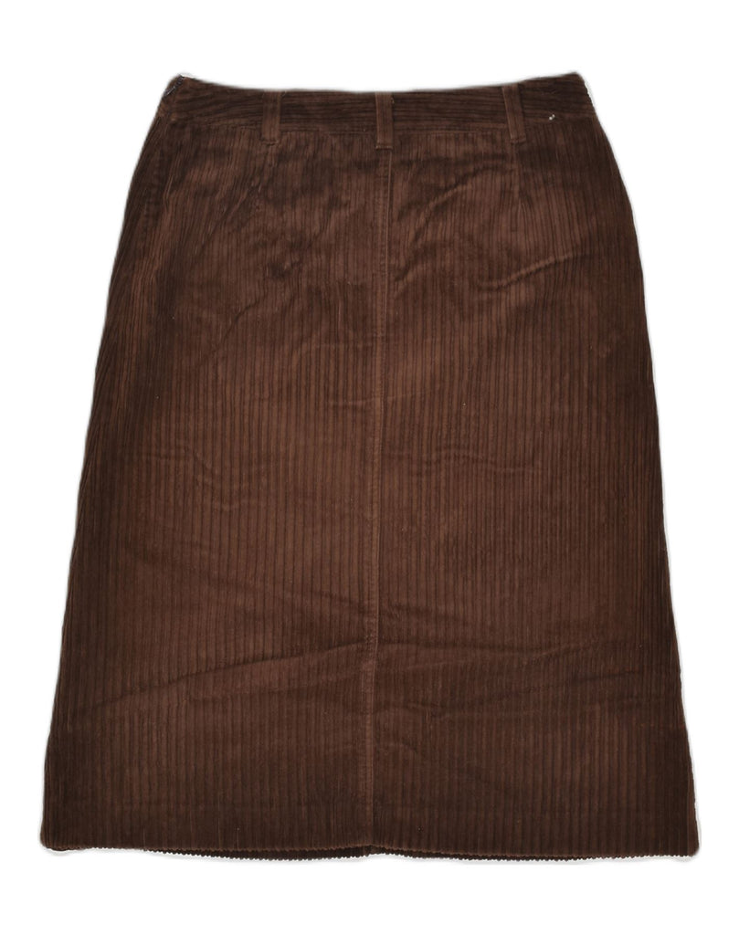 PIU & PIU Womens Corduroy Skirt IT 42 Medium W28 Brown Cotton | Vintage Piu & Piu | Thrift | Second-Hand Piu & Piu | Used Clothing | Messina Hembry 