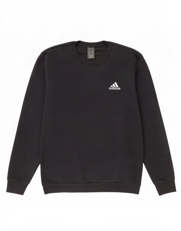 Adidas Mens Sweatshirt Jumper XL Black Cotton