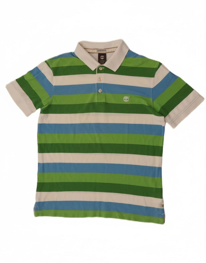 Timberland Mens Earthkeepers Polo Shirt XL Multicoloured Striped