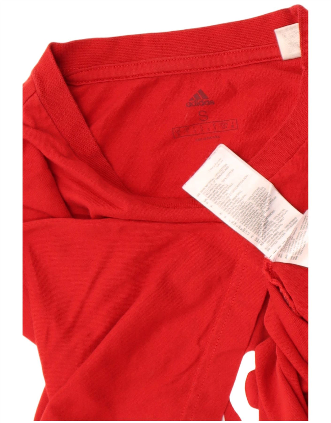 Adidas Mens Graphic T-Shirt Top Small Red Cotton