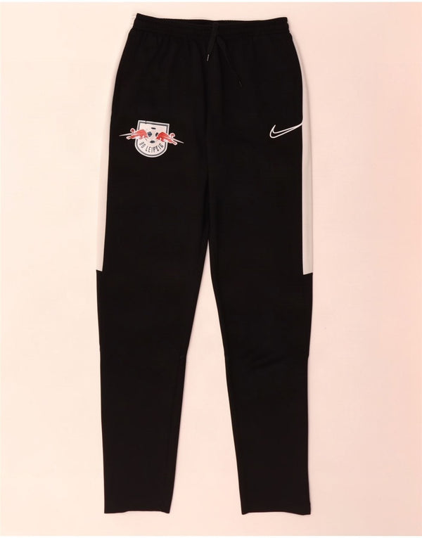 Nike Boys RB Leipzig Tracksuit Trousers 13-14 Years XL Black Colourblock