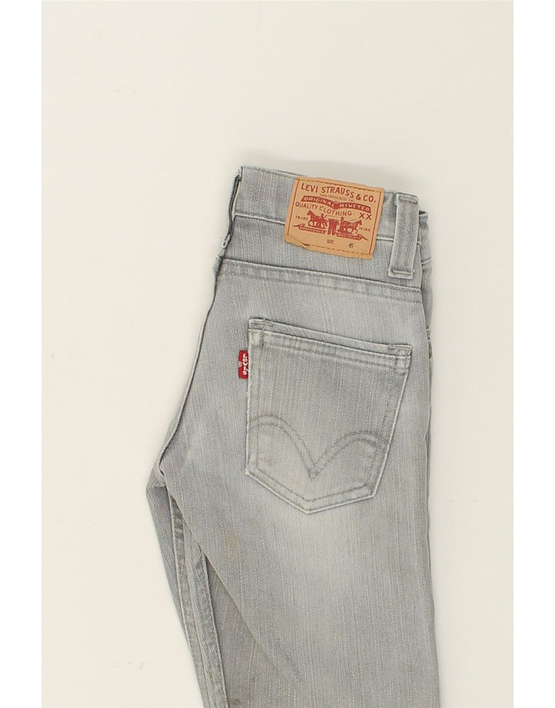LEVI'S Boys Straight Jeans 5-6 Years W21 L21  Grey Cotton | Vintage Levi's | Thrift | Second-Hand Levi's | Used Clothing | Messina Hembry 