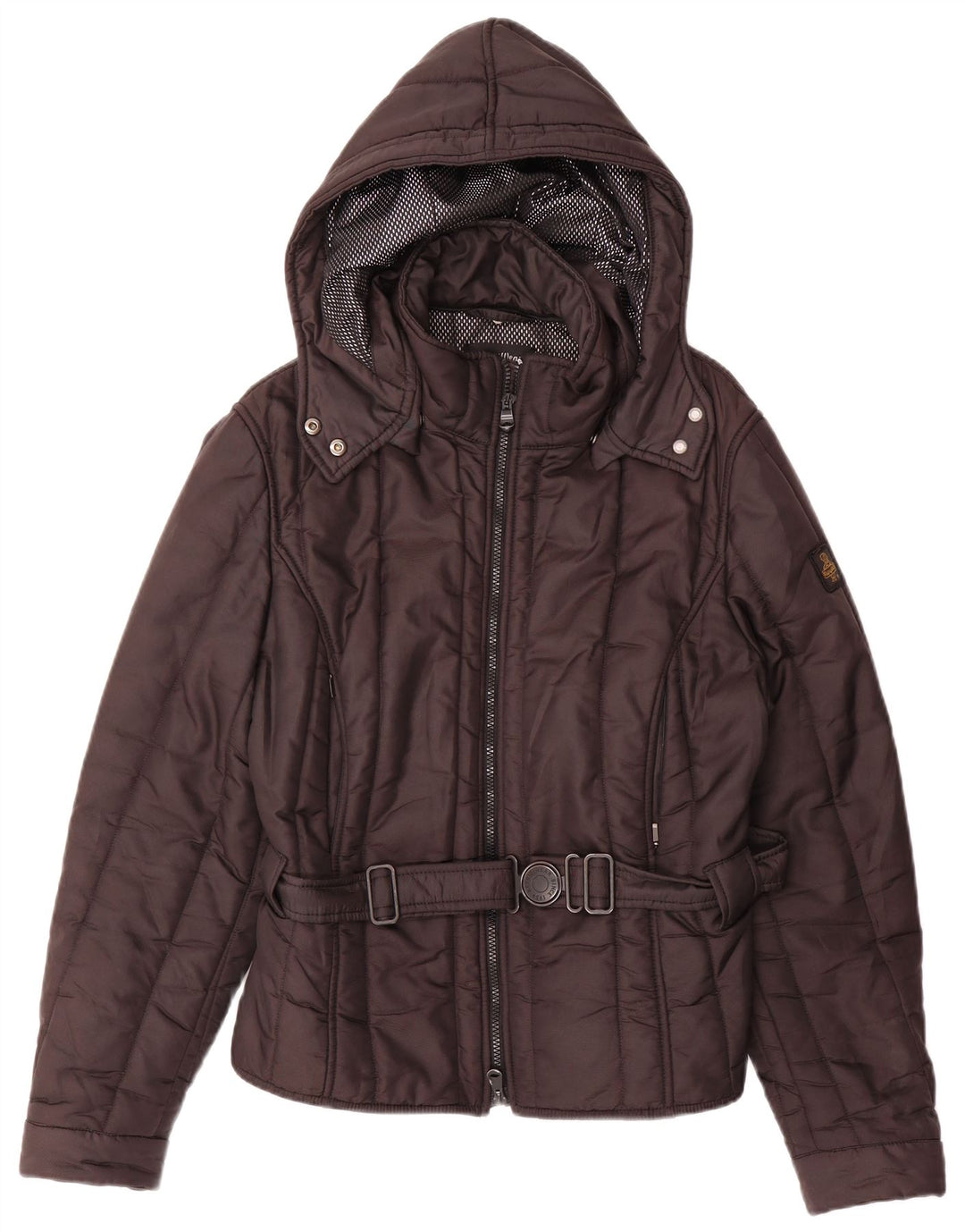 REFRIGIWEAR Womens Sixty spa Hooded Padded Jacket IT 50 XL Brown