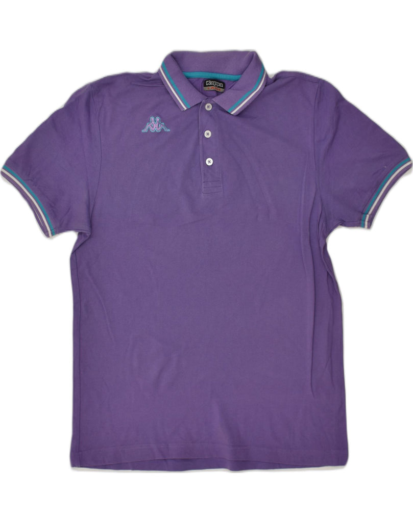 KAPPA Mens Polo Shirt Large Purple | Vintage Kappa | Thrift | Second-Hand Kappa | Used Clothing | Messina Hembry 