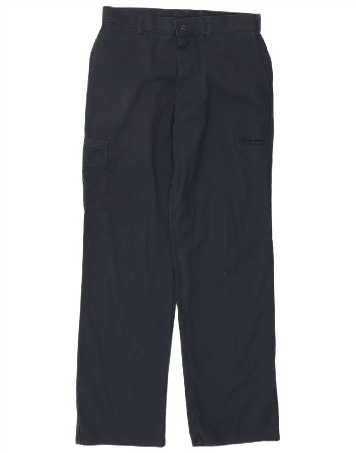 Dickies Womens Straight Cargo Trousers US 10 Large W32 L32 Navy Blue