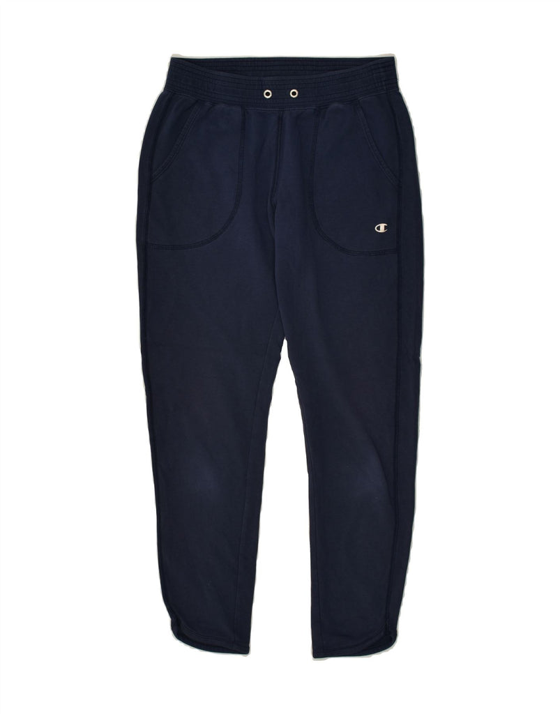 CHAMPION Womens Tracksuit Trousers Joggers UK 8 Small Navy Blue | Vintage Champion | Thrift | Second-Hand Champion | Used Clothing | Messina Hembry 