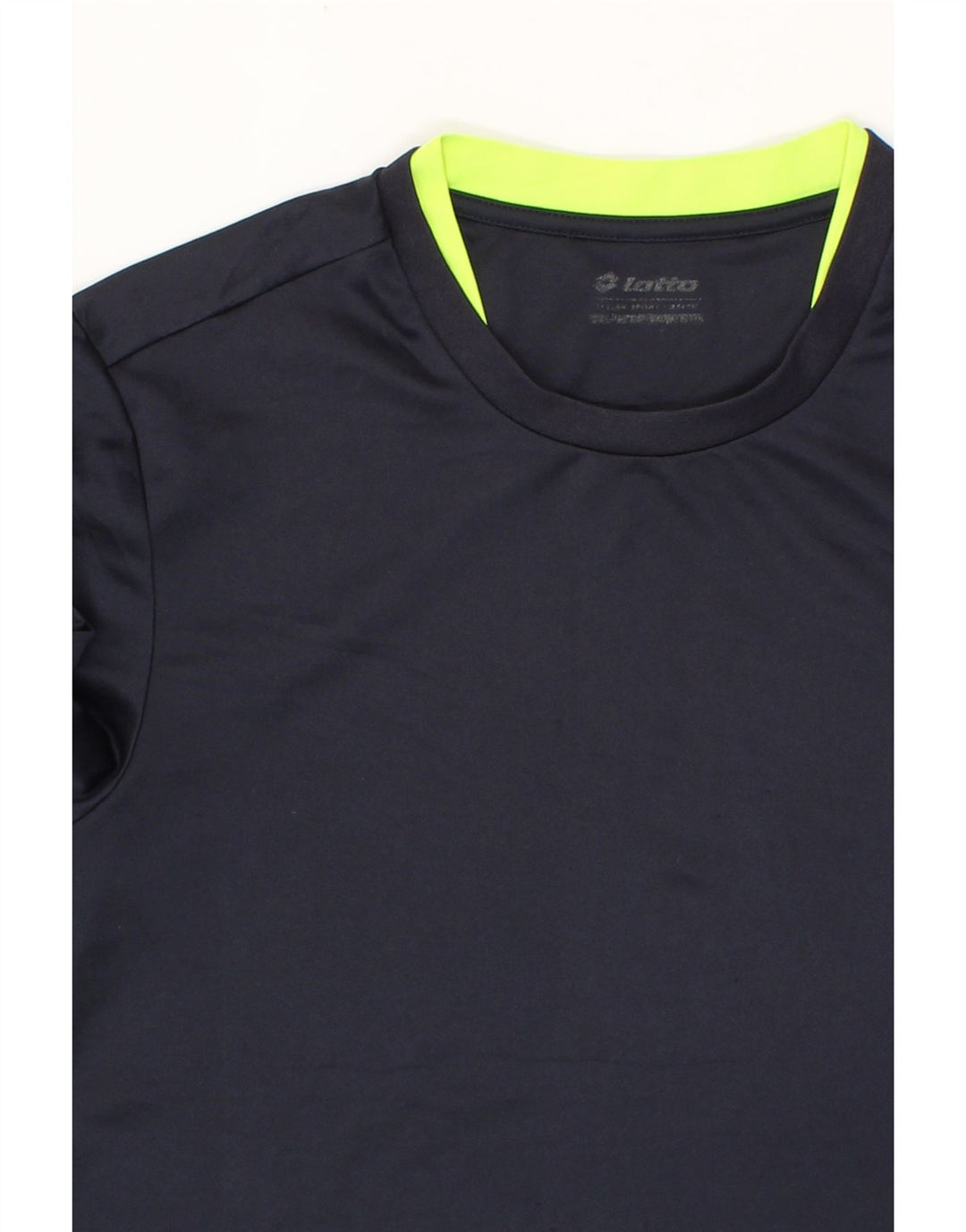 LOTTO Mens Graphic T-Shirt Top Medium Navy Blue Vintage Lotto and Second-Hand Lotto from Messina Hembry 