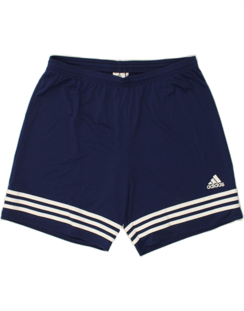 ADIDAS Mens Climalite Sport Shorts XL Navy Blue Polyester | Vintage Adidas | Thrift | Second-Hand Adidas | Used Clothing | Messina Hembry 