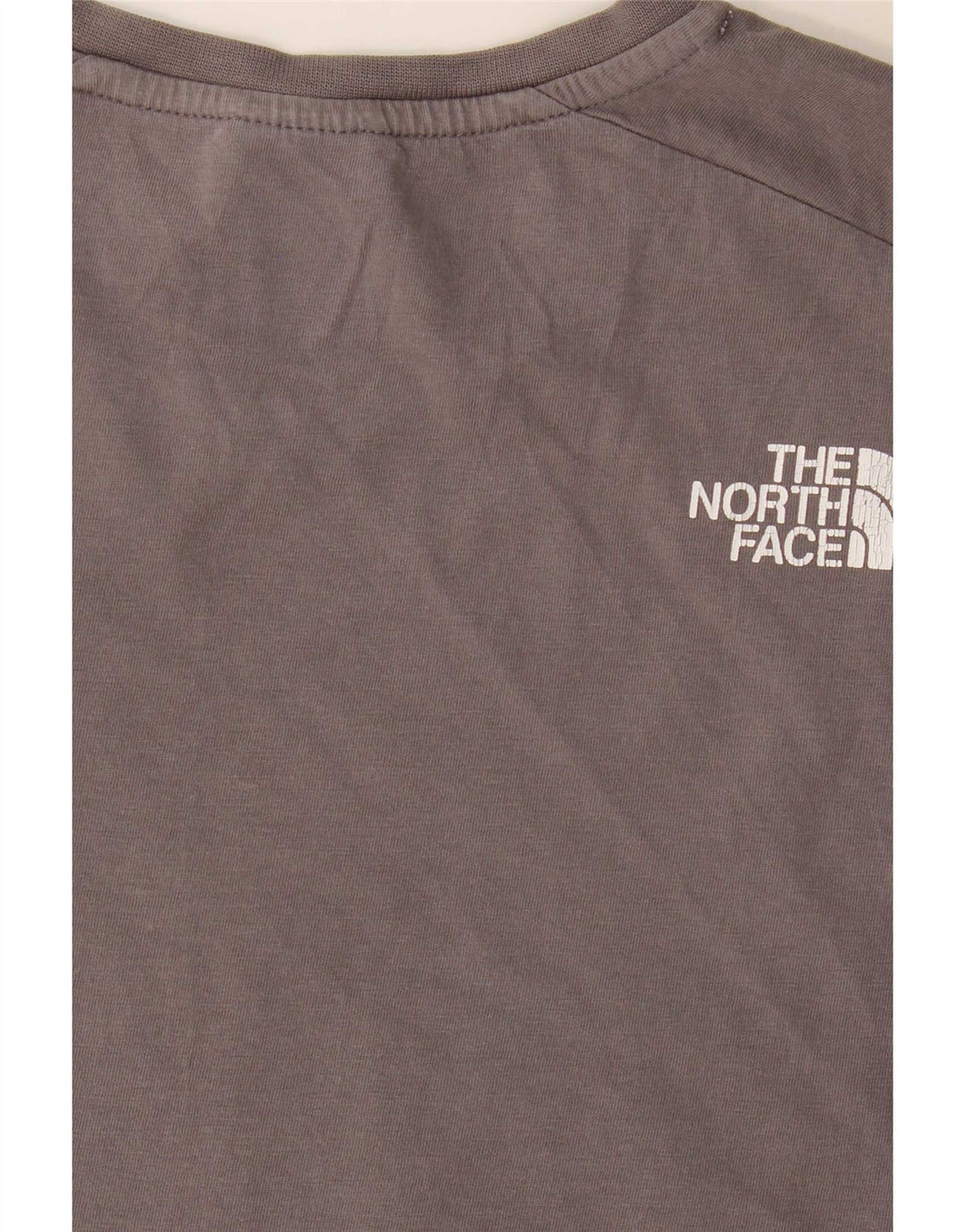 The North Face Mens Regular Graphic T-Shirt Top Small Grey Colourblock