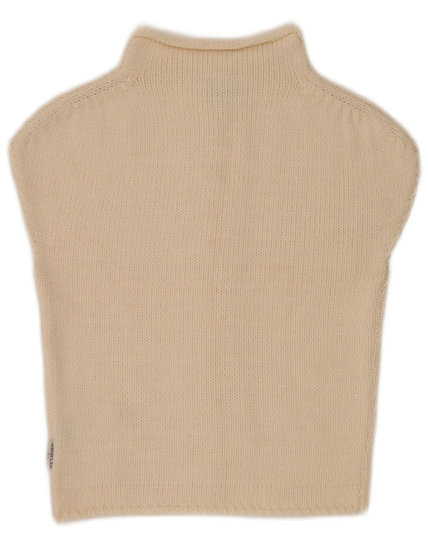 Murphy & Nye Womens Vest Tank Top UK 14 Large Off White Wool