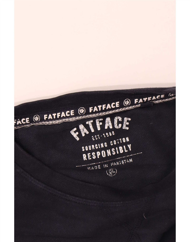 Fat Face Mens Sweatshirt Jumper 2XL Navy Blue Cotton