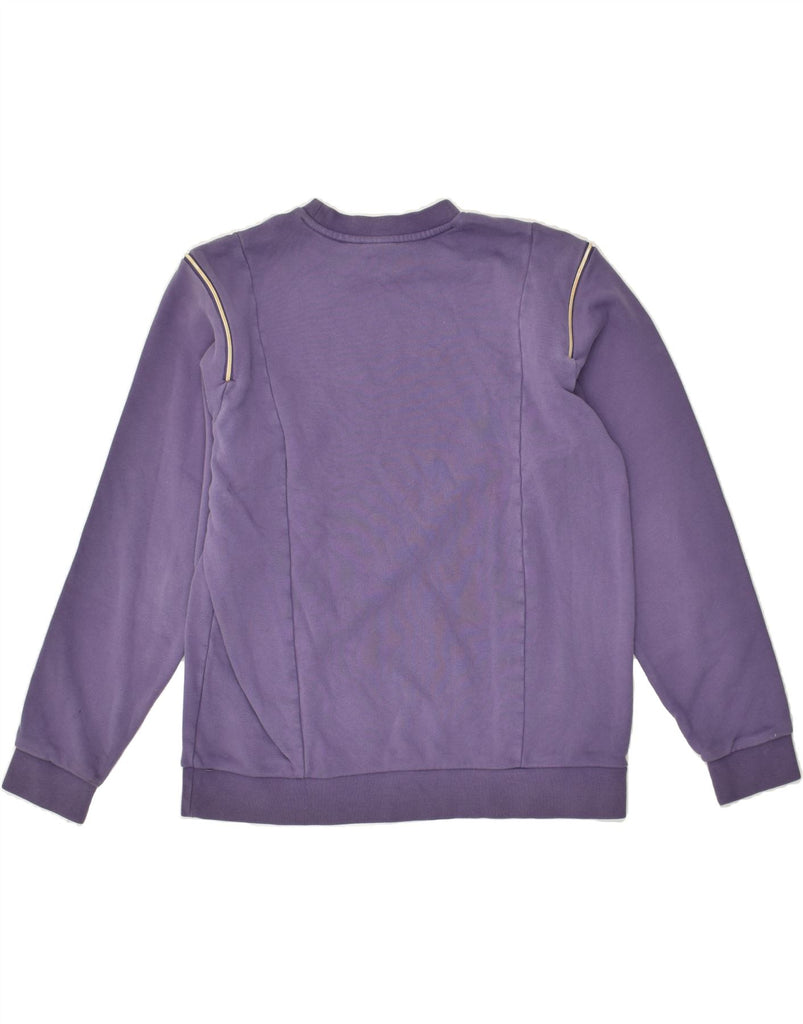 ADIDAS Womens Sweatshirt Jumper UK 14 Medium  Purple Cotton | Vintage Adidas | Thrift | Second-Hand Adidas | Used Clothing | Messina Hembry 